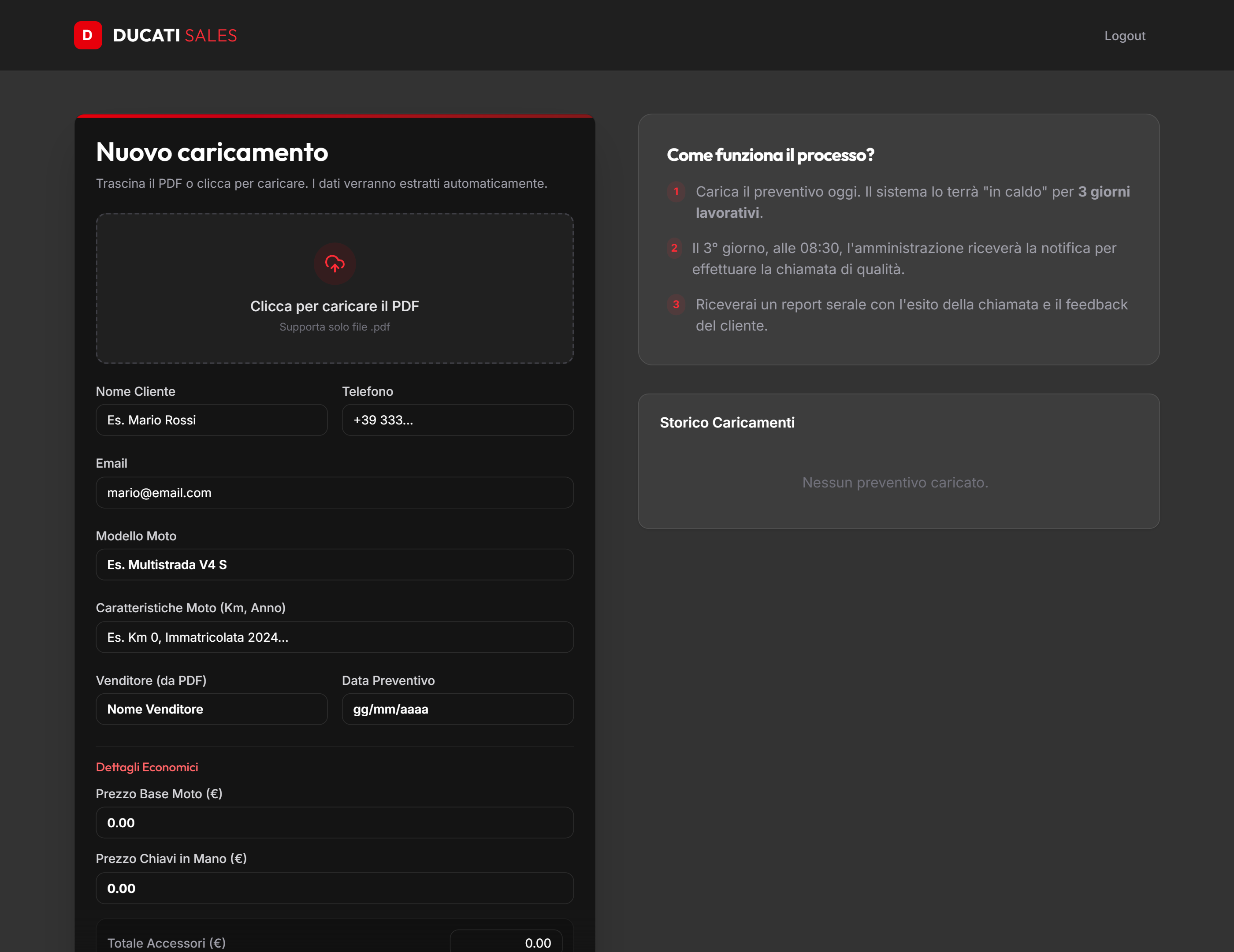 Maiorani Quote Manager